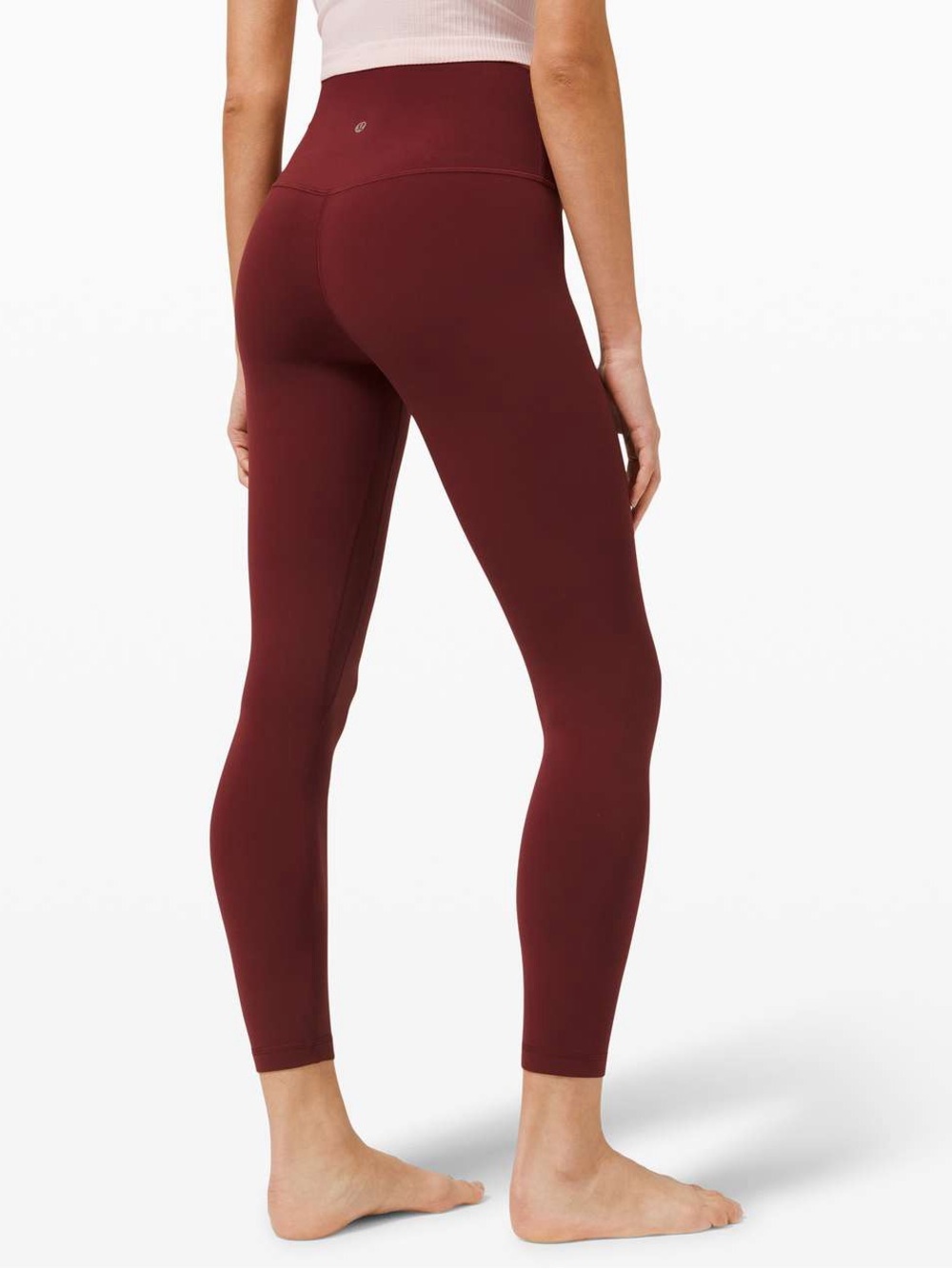 lululemon athletica Align Pant 25" with Pockets Red Merlot Burgundy Leggings